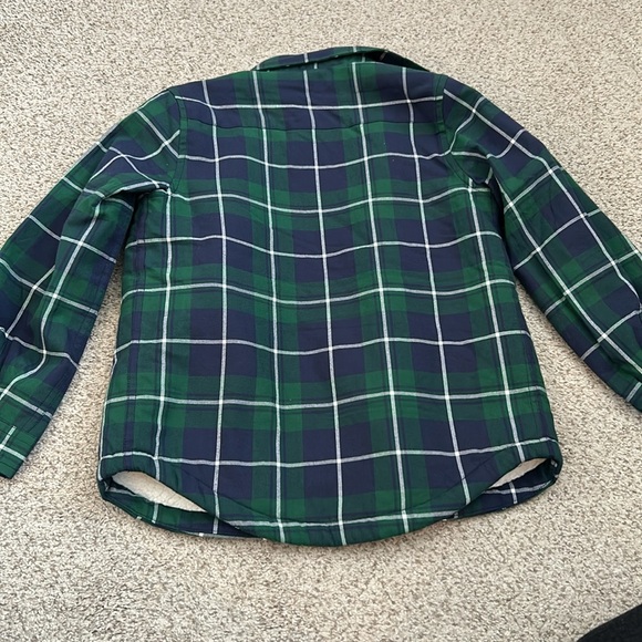 NBW Janie & Jack Plaid Sherpa Shacket, 5-6 - Picture 7 of 10